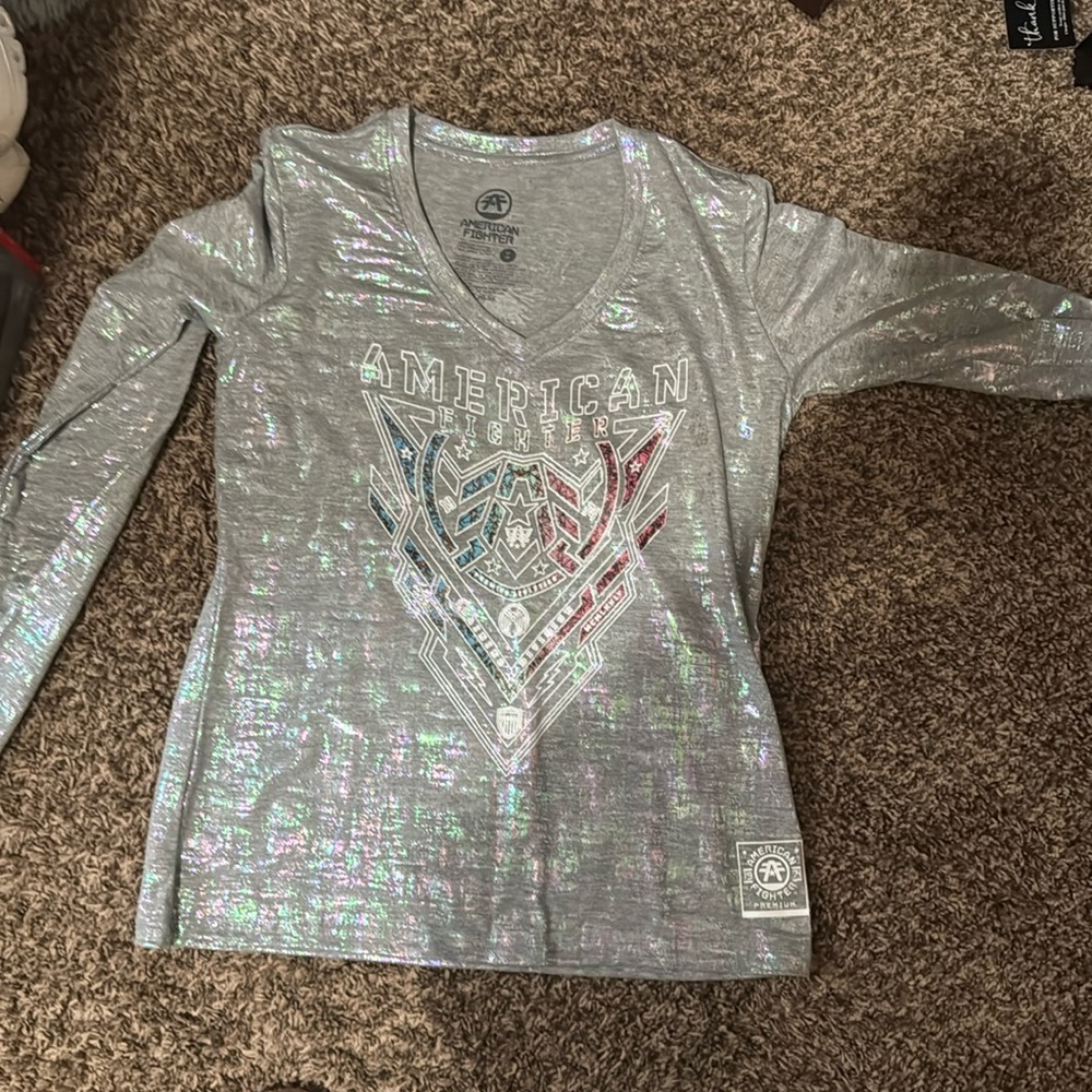NWOT American Fighter Kendleton shirt women’s sz M